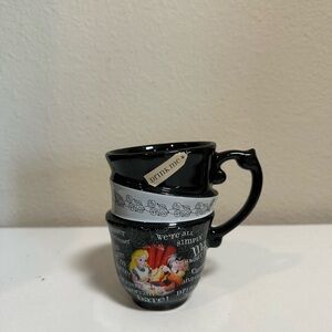 Disney Black and White Alice in Wonderland Mug